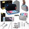 Orzly Kit Accessori per Nintendo Switch Lite - Include: Custodia e Pellicola Protettiva Switch Lite, Grip Case Cover, Cavo USB, Cuffie, e altri accessori Switch Lite (Z&Z Edition)