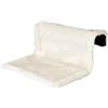 Trixie 43141 Lettino per termosifone, peluche/velluto, 45 × 26 × 31 cm, crema/marrone, 1 pezzo