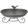 TRIXIE Vasca da Bagno - 800 ml e ø 22 cm - Grigio - per Uccello