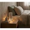 Illuminando CHIMERA LUMETTO CILINDRO H15 CM IN METALLO BIANCO TRAFORATO CON LAMPADINA ATTACCO GU10 DESIGN MODERNO