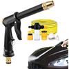 Generisch Idropulitrice ad alta pressione, ugello 4 in 1 con 3 tipi di getto + serbatoio detergente, per auto, pavimento, parete, finestra, , prato, giardino, irrigazione, bagno per animali domestici