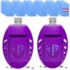 XEERUN 2 repellenti USB per zanzare, portatile, con 90 compresse repellenti, repellente per insetti da interni, repellente elettrico per zanzare, per esterni/interni, per dormire in estate