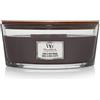 WoodWick Candela profumata Ellispe con stoppino crepitante | Legno e Sabbia (Sand & Driftwood) | Durata della fragranza: fino a 50 ore