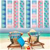 Boao Confezione da 8 elastici per asciugamani per sedie da spiaggia, crociera, per lounge, spiaggia, piscina, sedie, porta asciugamani, elastici antivento, accessori da spiaggia per l'estate (stile