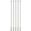 QUARKZMAN 5Pz Punte Cacciavite Esagonale con Estremità a Sfera H4 (4mm) Gambo Esagonale 1/4 Lunga 200mm (8) Inserti per Avvitatore Magnetiche Acciaio S2 per Trapano Chiave a Bussol