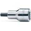 Beta 920PE 10L - Chiavi a bussola maschio esagonale con attacco quadro femmina 1/2 cromate - inserti bruniti