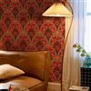 ZAHHYG Carta Adesiva Per Mobili Mandala Rossa Carta Da Parati Autoadesiva - Carta Da Parati Camera Da Letto Impermeabile Pvc Per Mobili Cucina Armadio - Carta Da Parati Adesiva Muro 38X250CM