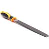 finder Bastard - Lima piatta a mano, 20,3 cm, in acciaio temprato ad alto tenore di carbonio, impugnatura ergonomica, manico in plastica, lima piatta per affilare fresa o seghe circolari, ideale per