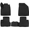 Element Tappetini in Gomma Antiscivolo Premium 3D Personalizzati Jeep Cherokee, 2013 ->, 4 pez.
