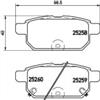 TEXTAR Kit pastiglie freni Posteriore con segnalatore acustico usura con accessori 2525801 Compatibilità con SUZUKI SWIFT IV FZ, NZ VITARA LY SWIFT V AZ SX4 S-Cross JY Baleno II Hatchback FW, EW