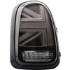 YPJHMXQXQ Assieme di fanali Posteriori per Veicolo per BMW Mini Countryman (F60) 2017-2021, Freno Tutto-in-Uno, fanale di retromarcia e clignotante, Realizzato in Materiale,C-Grey-Left