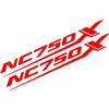 TYNBV Adesivo decorativo Moto Ruota Di Protezione Accessori Adesivo Per Honda NC 750X NC750X 750X2014-2018 2019 2020 2021(Red)