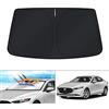 KUST Parasole per parabrezza su misura per Mazda 3 Hatchback/berlina 2014-2025 2026, parasole pieghevole, blocca i raggi UV per mantenere la tua auto fresca
