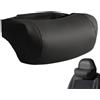 Generico Car Headrest Pillow - Drive Longer Without Neck | Ergonomic Leather Universal Neck Support | For Truck RV Sedan Automotive Vehicle, Breathable Soft Leather With Removable Cover Adjustable Strap F