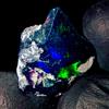OPAL EMPIRE Opale Nera Naturale Grezzo Etiopia Fire Opal 3,50 Ct 15x13 mm
