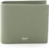 CELINE Portafoglio CELINE Bi-fold 10C873GTZGJK0 pelle cachi NUOVO donna