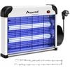 Aspectek Zanzariera Elettrica 20W Senza Lampadine, Lampada UV Anti Zanzare Per Interni Ed Esterni Coperti, Trappola Per Mosche, Tarme, Moscerini, Casa, Garage, Patio, Catena, Vassoio, Griglia