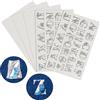 Suitedget 5 Pezzi Stabilizzatore Ricamo Paper Solvy Water Soluble Stabilizer Tearaway Stabilizer Adatto per Abiti e Borse Fai da Te