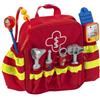 Theo Klein 4314 Zaino di soccorso, Con stetoscopio, siringa e molto altro, Apparecchio elettronico per la pressione con suono, 28 cm x 25 cm x 8,5 cm, Giocattolo per bambini a partire dai 3 anni