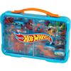 Theo Klein 2408 Hot Wheels Valigetta da Collezione a Vetrina, Spazio per 54 Macchinine, Logo Hot Wheels Luminoso, con Pratica Maniglia per il Trasporto, Giocattolo per Bambini dai 3 Anni in Su