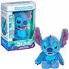 Famosa Puppetronic Stitch - Bambola animatronica interattiva, movimento testa e bocca con sensore tattile, suoni autentici, tecnologia per la comunicazione con angel, esperienza immersiva, famosa (RE007200)
