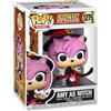 Funko POP! Games: Sonic The Hedgehog - Amy on Broom - Figura in vinile da collezione - Idea regalo - Prodotto ufficiale - Giocattoli per bambini e adulti - Modello di figura per collezionisti
