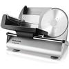 Taurus Affettatrice Cutmaster, lama in acciaio inossidabile da 19 cm, taglio regolabile 1-15 mm, 150 W