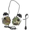 Generic Cuffia Tattica Gen 5 con Funzione di Riduzione del Rumore e Captazione Audio, per Caccia, Tiro e Airsoft(Black)