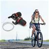 ReachMall Set di leve del cambio e manopole con cavo interno per manubri da 22,2 mm, design in gomma per bici pieghevoli da strada di montagna