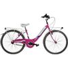 Cicli Puzone BICI DA BAMBINA LINEA VENERE BIMBA MISURA 24 SENZA CAMBIO 1V BICICLETTA DA RAGAZZA VEN24SC CITY BIKE COMPLETA DI ACCESSORI