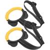 OSALADI Set di Anelli da Ginnastica Portatili, Anelli per Esercizi in Plastica e Nylon, Attrezzatura per Allenamento Forza e Sviluppo Fisico in Casa