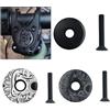 ReachMall Vyce Cuffia superiore in lega di alluminio 28,6 mm Forcella Ultra-Light Stem Cover per bici da strada e mountain bike accessori