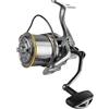 Generic Mulinello da pesca con lenza, mulinelli da pesca per carpe | Bobina in acciaio baitcasting 4.8:1 rapporto di trasmissione 17+1BB mulinello da pesca in acqua salata, manico comodo, per uomini per