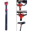 ReachMall Reggisella a sospensione, ammortizzatore in lega di alluminio con corsa di 50 mm, per bici da strada, 27,2/30,4/30,8/31,6 mm
