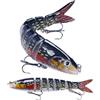 Sumsoctober 18 g, esca da cavallo, 13,5 cm, con design multi-articolazione per migliorare l'attrazione e innescare colpi aggressivi (C)