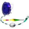 Generico Set Lenza con Galleggiante - di Scorrimento Prefabbricato per Tecniche di Pesca Versatili, Bobber Che Cambia Colore E Soluzione di Trasporto Compatta per Diverse Condizioni 'Acqua per Supe