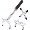 ZWCSHUU Ponte della Stecca da Biliardo Bastone telescopico for Stecca da Biliardo for con Testa a Ponte for Accessorio for Tavolo(1 Rod 3 Heads)