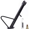 ReachMall Cavalletto laterale elettrico in acciaio 14-22 cm Supporto singolo per scooter Parcheggio Stabile a terra Accessorio nero