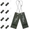 DOITOOL 10 Pezzi Sopravvivenza Multifunzione in ABS Design a Tripli Fori e Suono ad Alto Decibel per Campeggio e Preparazione Emergenze Personali