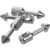 Housoutil Accessori Pesca Subacquea 4 in Inox Inserti per Fasce, Strumenti di Ritenzione per Attrezzatura da Immersione e Pesca