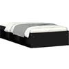 vidaXL Struttura letto nera 100x200 cm