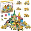 Woopie Set di mattoncini magnetici Woopie con veicoli da costruzione