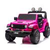 Macchina Elettrica per Bambini Jeep Wrangler Rubicon 12V con Telecomando Rosa
