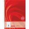 BRUNNEN Baier & Schneider Vivendi - Quaderno con rilegatura a spirale, 4 fori, 90 g/mq, formato A4, a quadretti