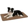 Flamingo cuccia cane - cuscino ortopedico per cane e gatto in memory foam - cuscino rettangolare Webbi beige - adatto per gabbie e trasportini - 100,5 x 63 cm - Flamingo