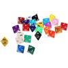 Kodxylytix D8 - Dadi poliedrici TRPG a 8 lati, in acrilico, per gioco, 25 pezzi