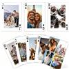 Quilia Carte da gioco personalizzate con foto | Mazzi da poker standard personalizzati con immagini | Ideali per Natale, San Valentino, compleanni | Regali per coppie, familiari e amici (Stile 3 (4 foto))