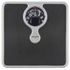 Salter 484 SBFEU16 Bilancia meccanica da bagno - con lente d'ingrandimento, max 133 kg, design compatto monocromatico, facile lettura, senza batterie, peso in kg, stone e libbre, argento/nero