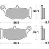 Brembo Pastiglie Freno Sinterizzate SINTER. MET.,ABE,07SU32SP