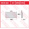 TRW Pastiglie Freno Sinter. Con Abe MCB 602 SV - LUCAS